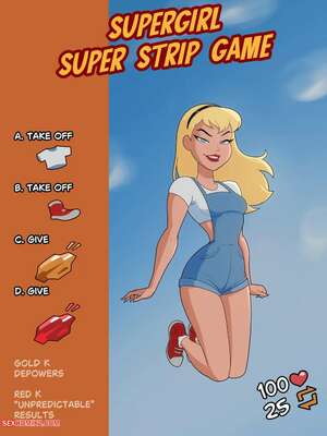 Porn comics Supergirl Super Strip Game. Godlem