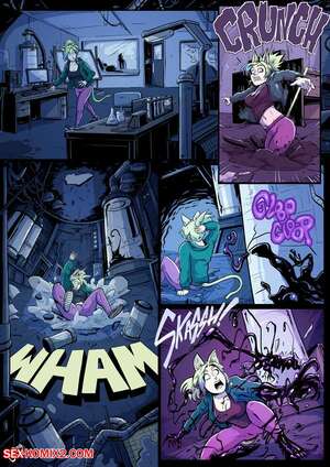 Porn comics Symbiote Catgirl. Seeping Ooze