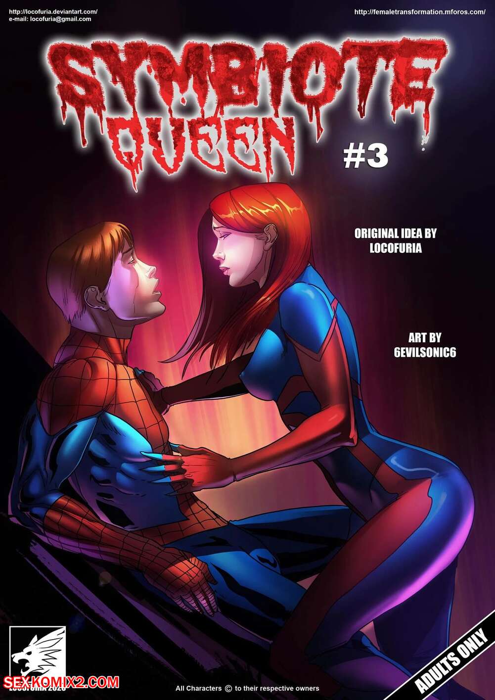 Porn comics Symbiote Queen 3. Locofuria