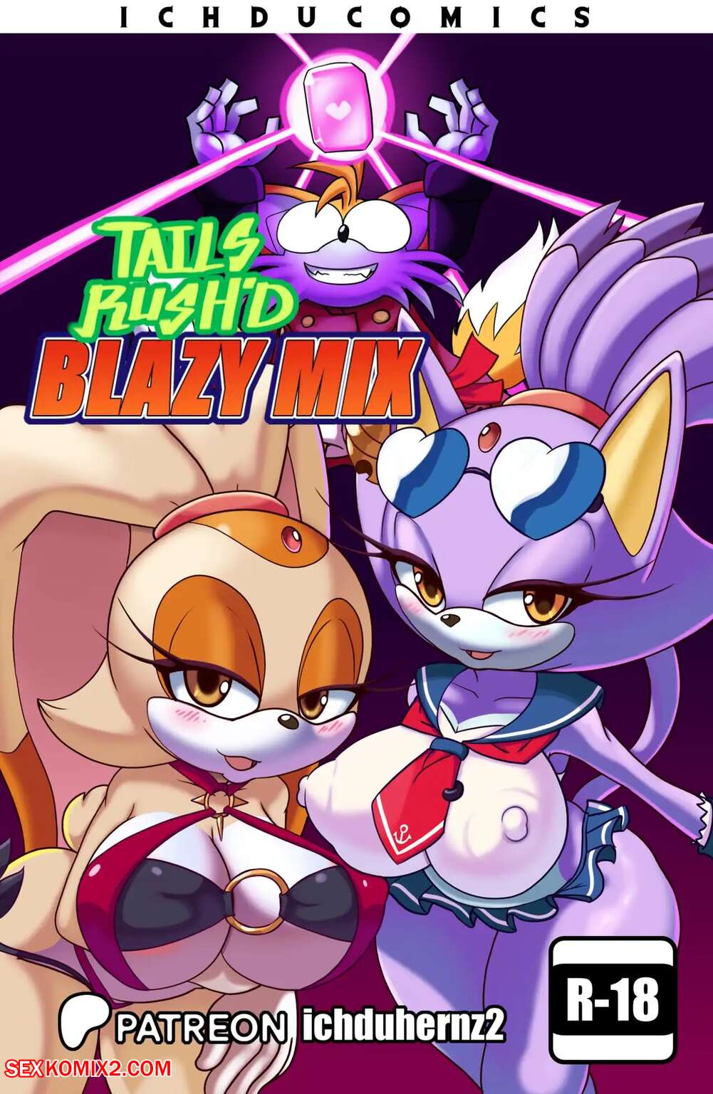 Porn comics Tails Rushd. Blazy Mix. Ichduhernz