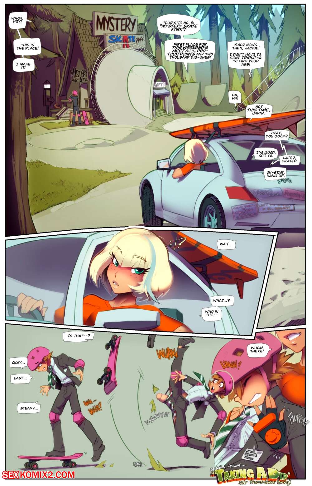 Porn comics Taking A Dip. Chapter 1. Gravity Falls. Fred Perry.