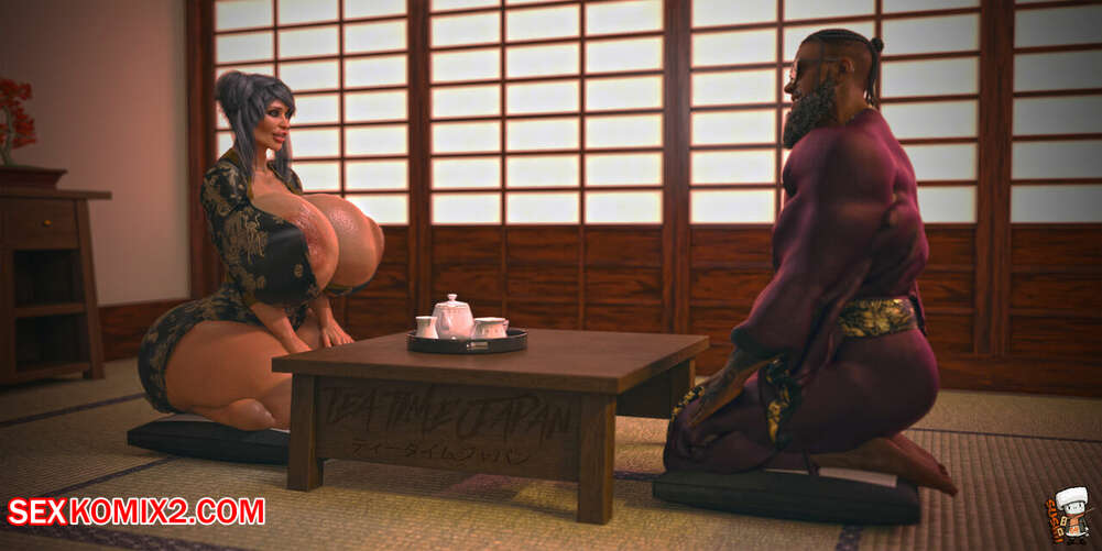 Porn comics Tea party Japan 3D. GashousesushiArt
