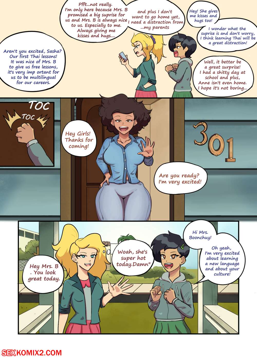 Porn comics Thai Lessons with Mrs Boonchuy. J8fraogh