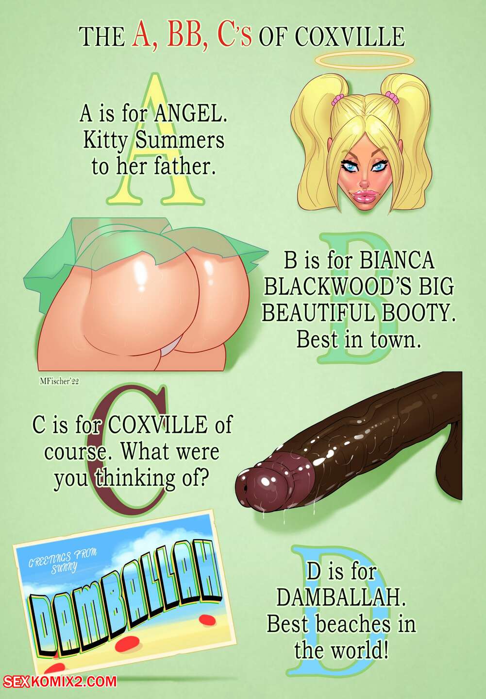 Porn comics The A, BB, Cs of Coxville. MeinFischer.