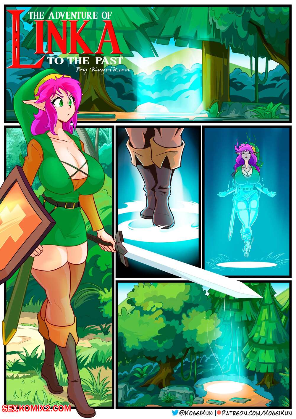 Porn comics The Adventure of Linka to the Past. Chapter 1.  Kogeikun.