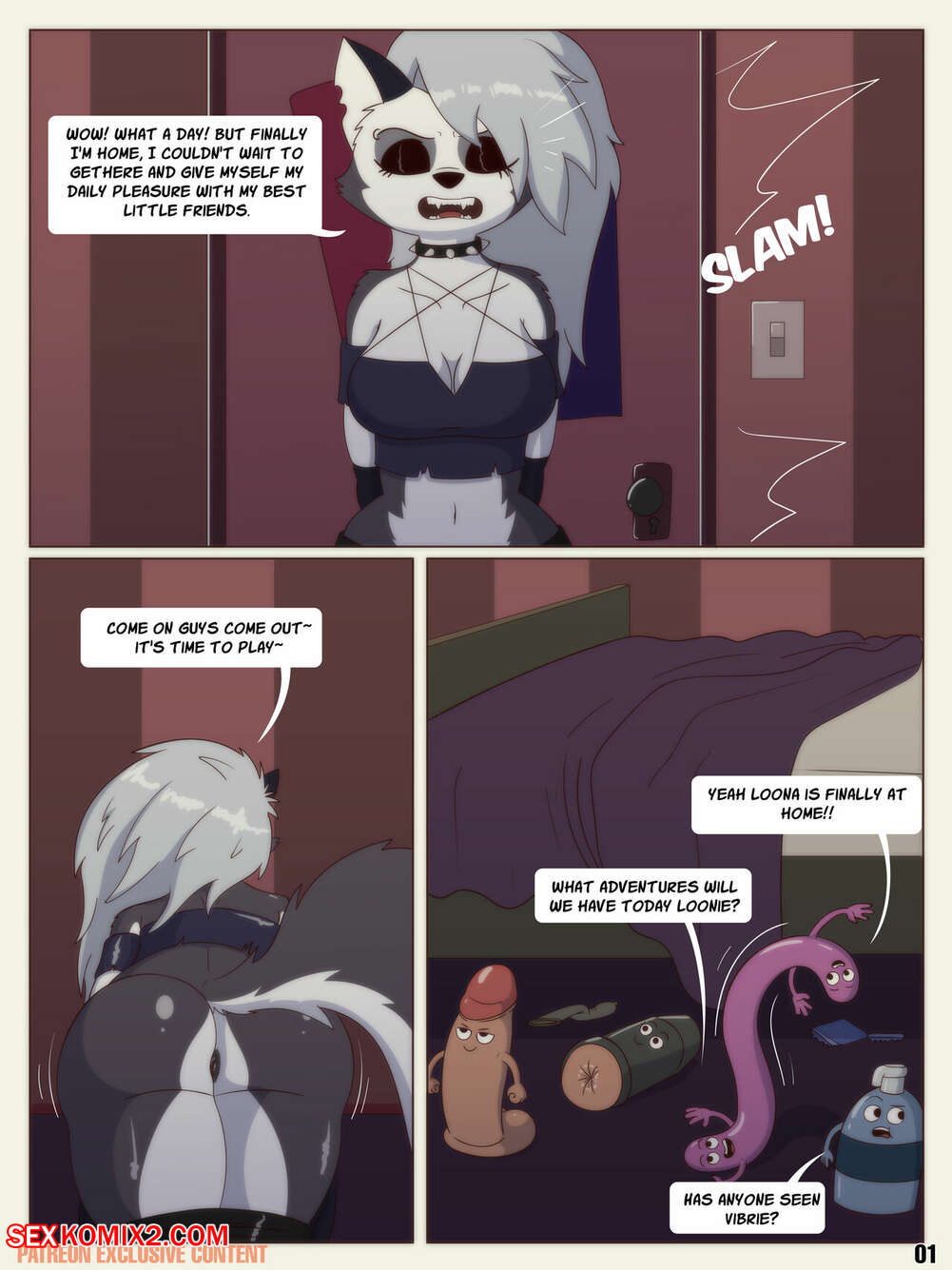 Porn comics The adventures of Loona and The Ds. Ike Marshall