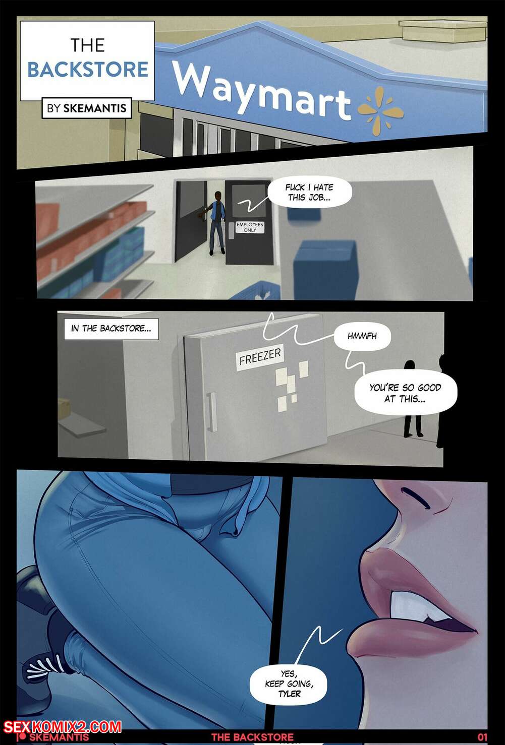 Porn comics The Backstore. Skemantis.