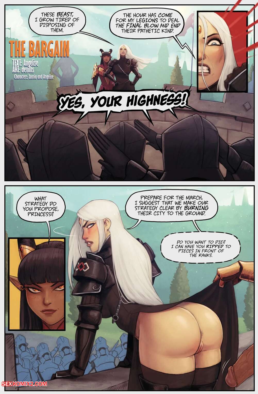 Porn comics The Bargain. DevilHS