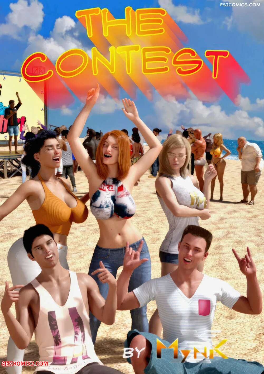 Porn comics The Contest. Mynkx