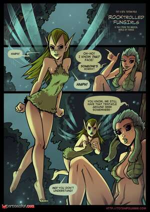 Porn comics The Cummoner. Part 23. Rocktrolled Fungirls