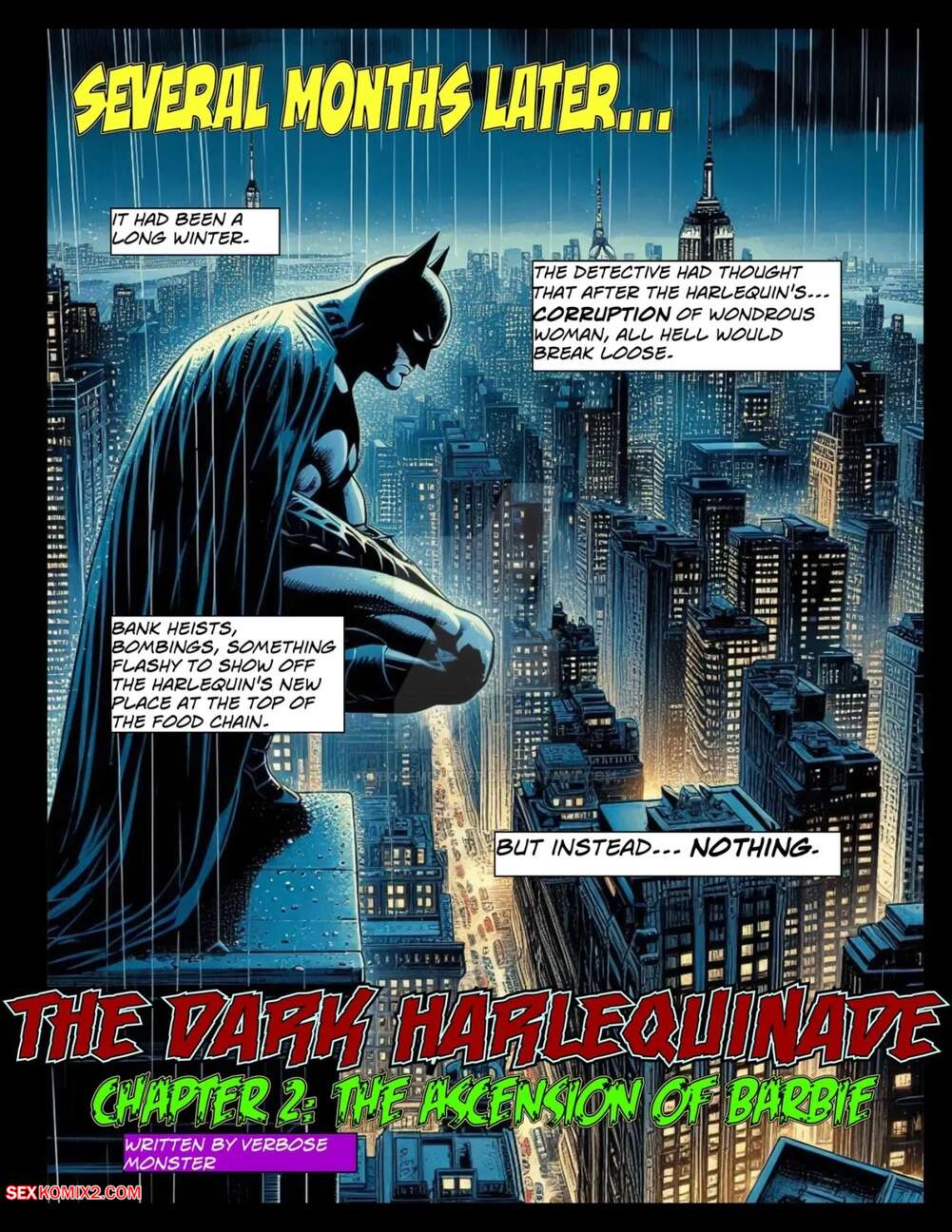 Porn comics The Dark Harlequinade. Chapter 2. VerboseMonster