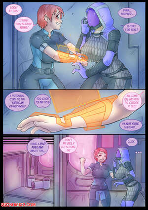 Porn comics The Experiment. Mass Effect. Nikraria.