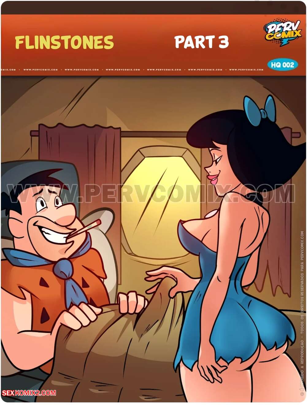 Porn comics The Flintstones. Chapter 3. Os Pervstones. PervComix
