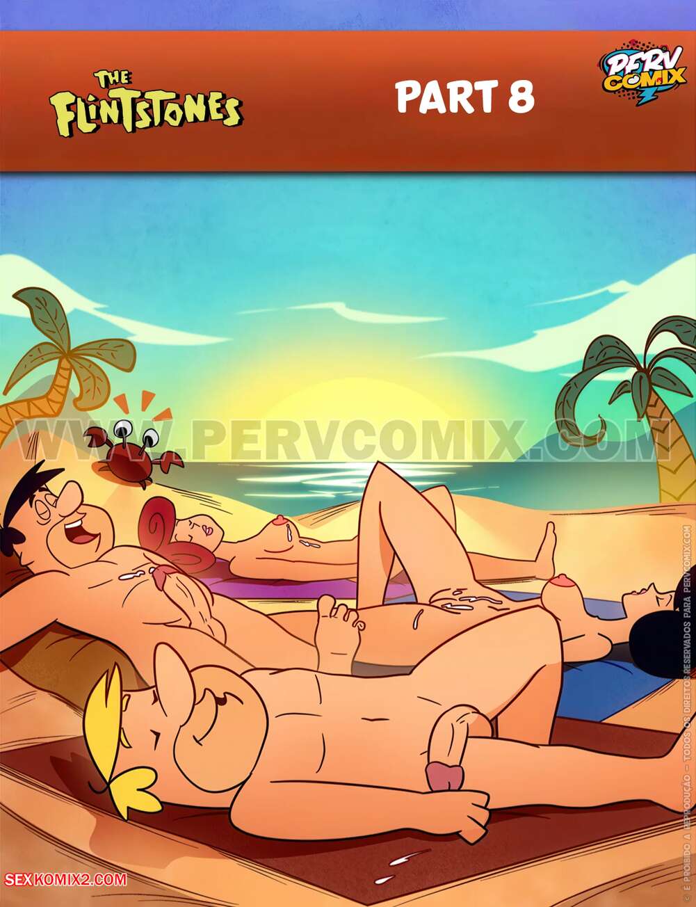 Porn comics The Flintstones. Chapter 8. Os Pervstones. PervComix