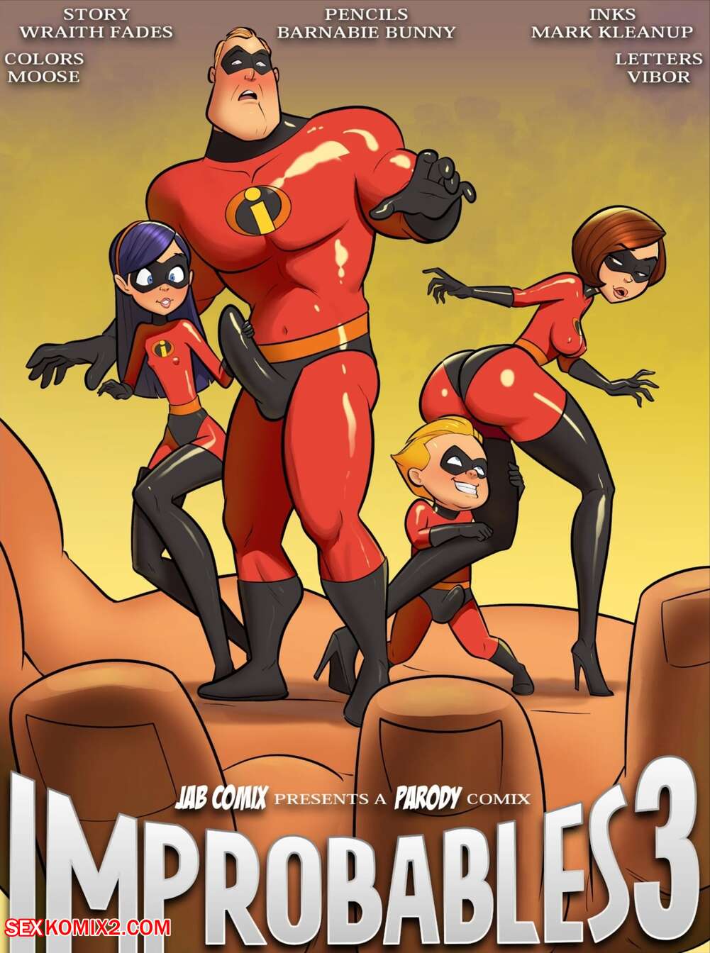 Porn comics The Improbables. Chapter 3. The Incredibles. JABComix.