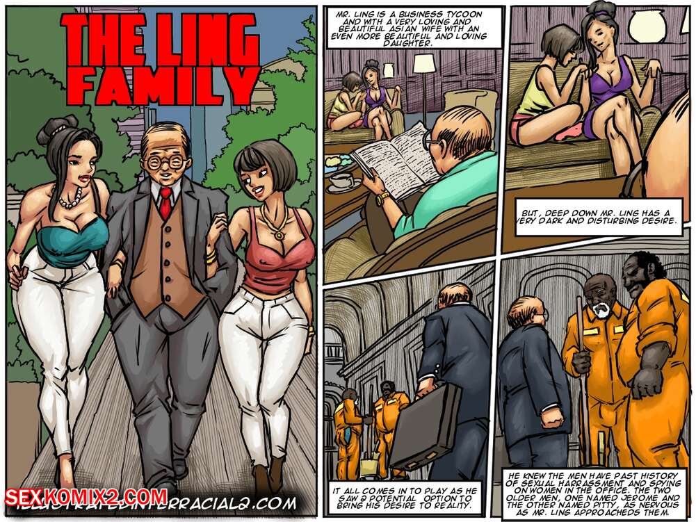 Porn comics The Ling Family. Illustratedinterracial