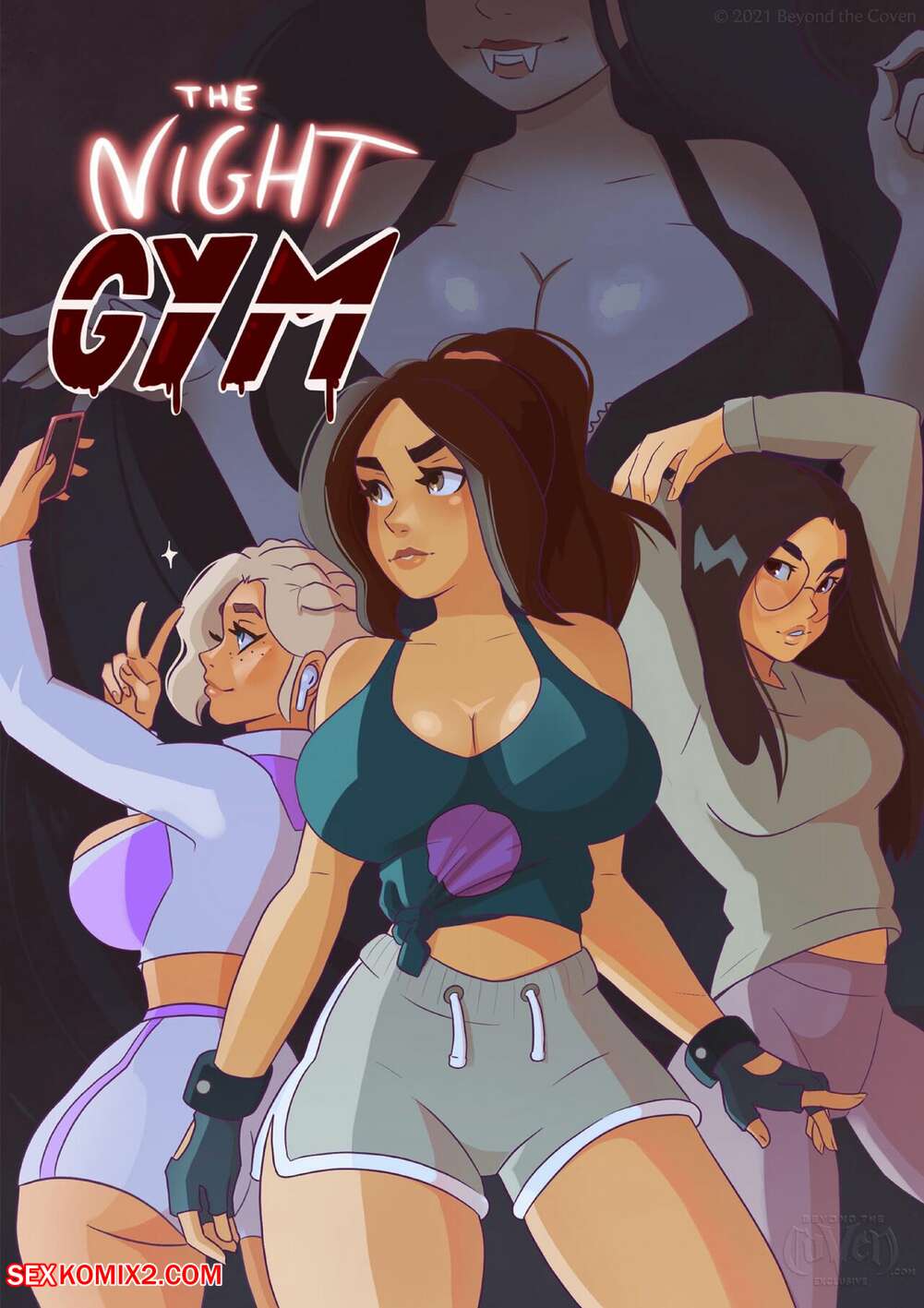 Porn comics The Night Gym. HornyX