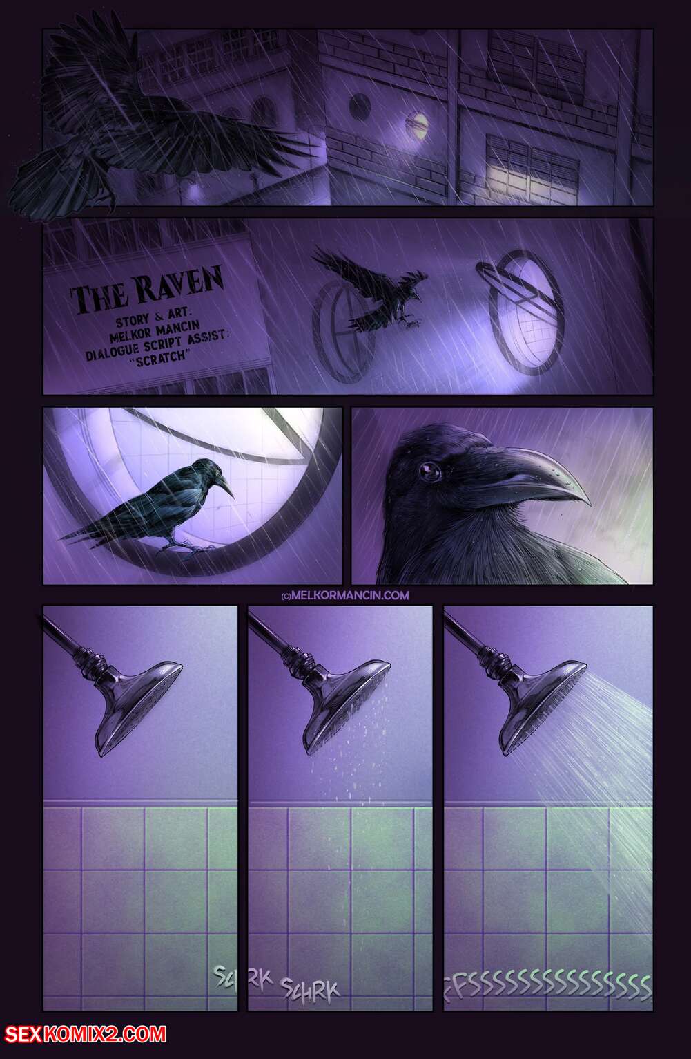 Porn comics The Raven. Chapter 1. Romulo Melkor Mancin.