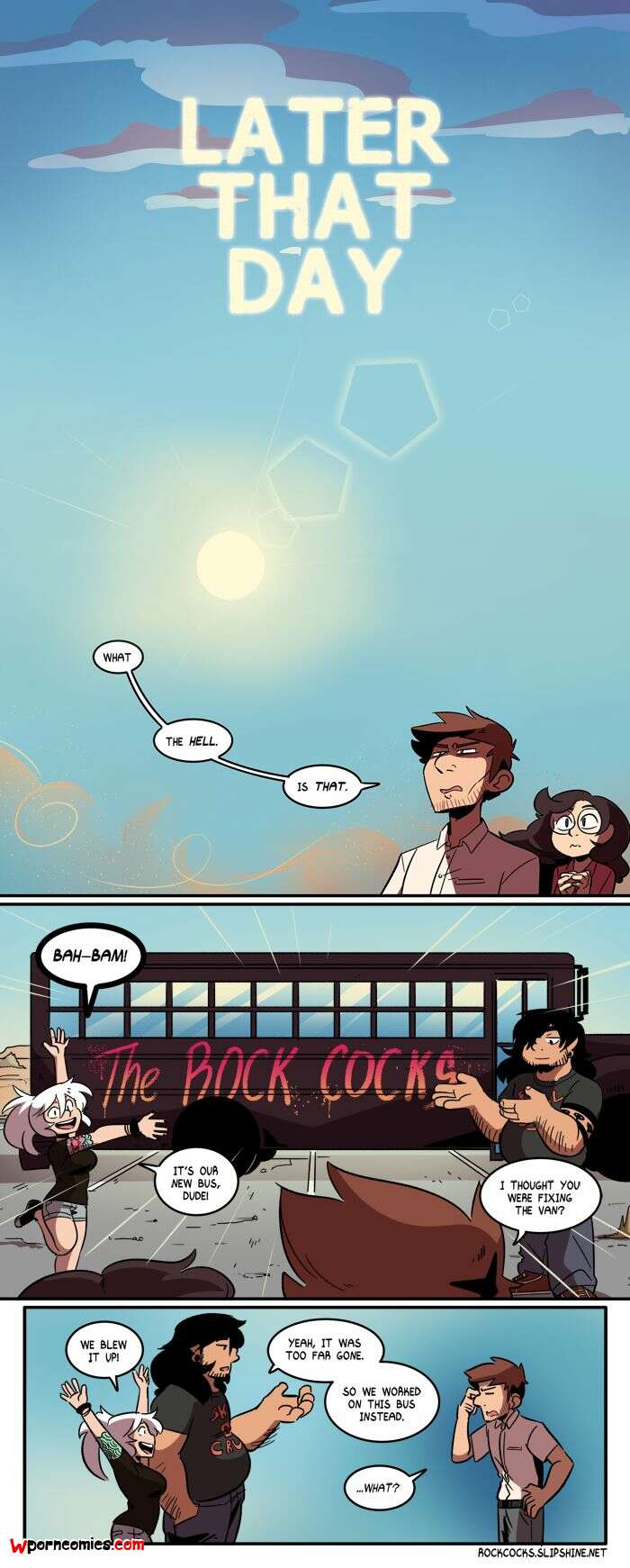 Porn comics The Rocks Cocks. Chapter 9. Leslie Brown.