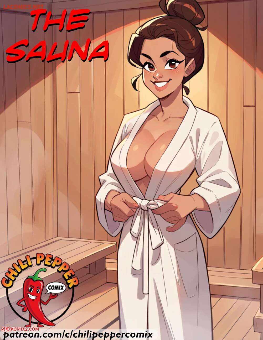 Porn comics The Sauna. ChiliPepperComix