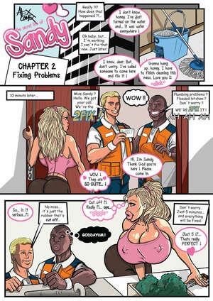 Porn comics The Secret Life of Sandy. Part 2.