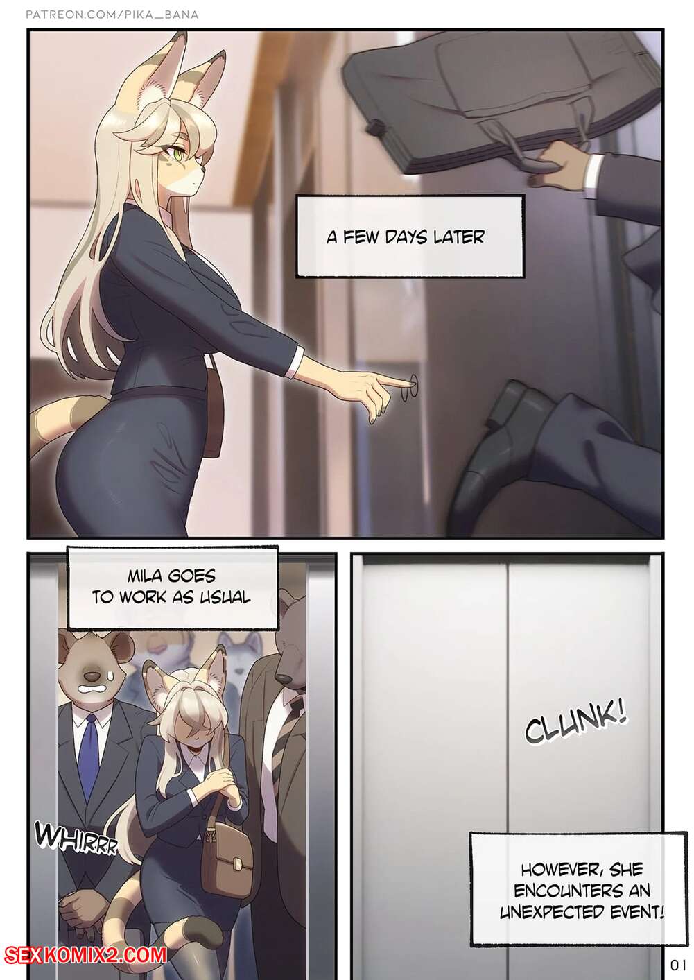 Porn comics The Sexretarys Work. Chapter 2. Strong Bana.