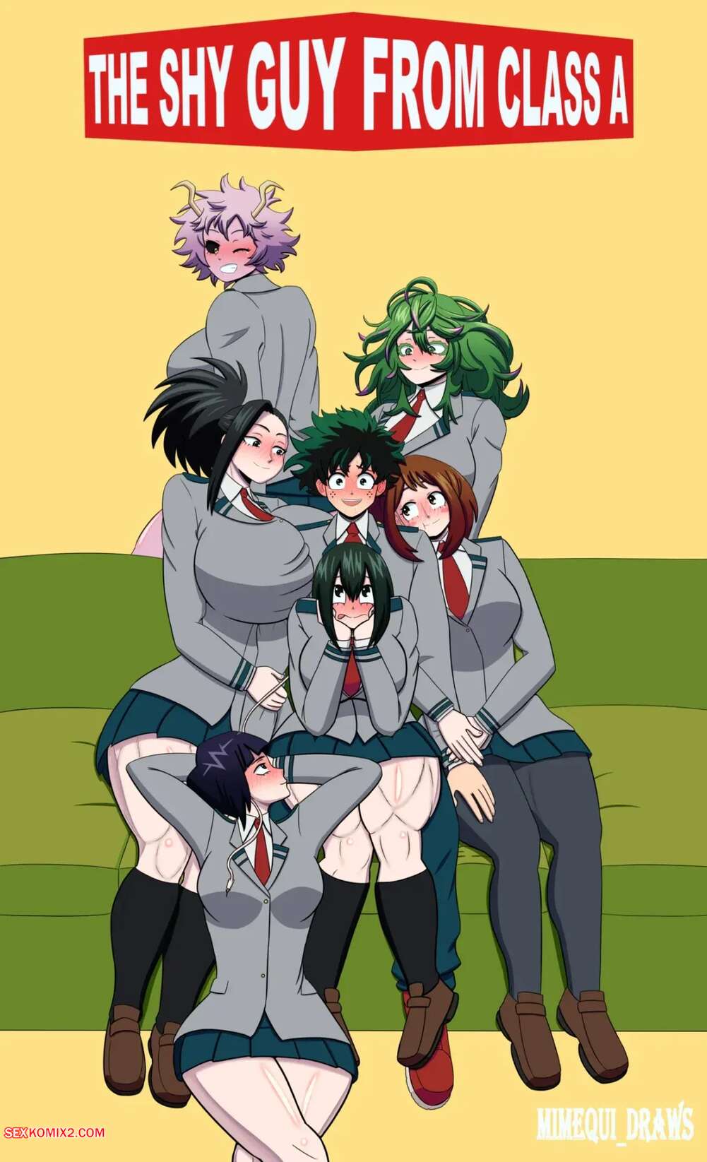 Porn comics The Shy Guy from Class 1A. My Hero Academia. Mimequidraws