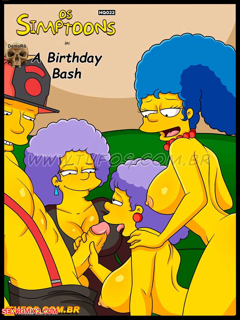 Porn comics The Simpsons. Chapter 22. The Simpsons. WC TF.