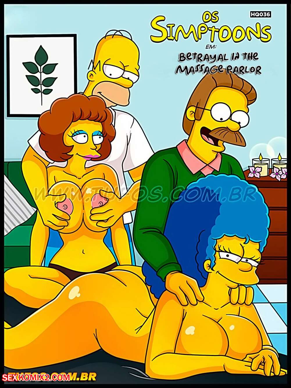Porn comics The Simpsons. Chapter 36. The Simpsons. WC TF.