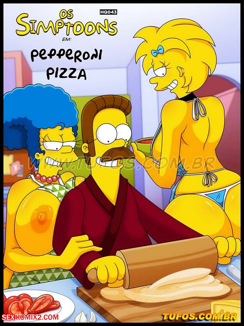 Porn comics The Simpsons. Chapter 43. The Simpsons. WC TF.