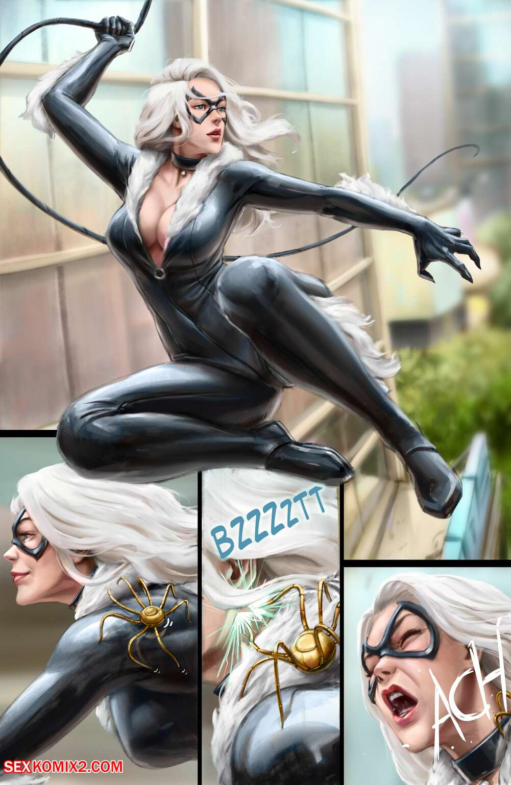 Porn comics The Superior Blackcat. Chapter 1. CunCyun.