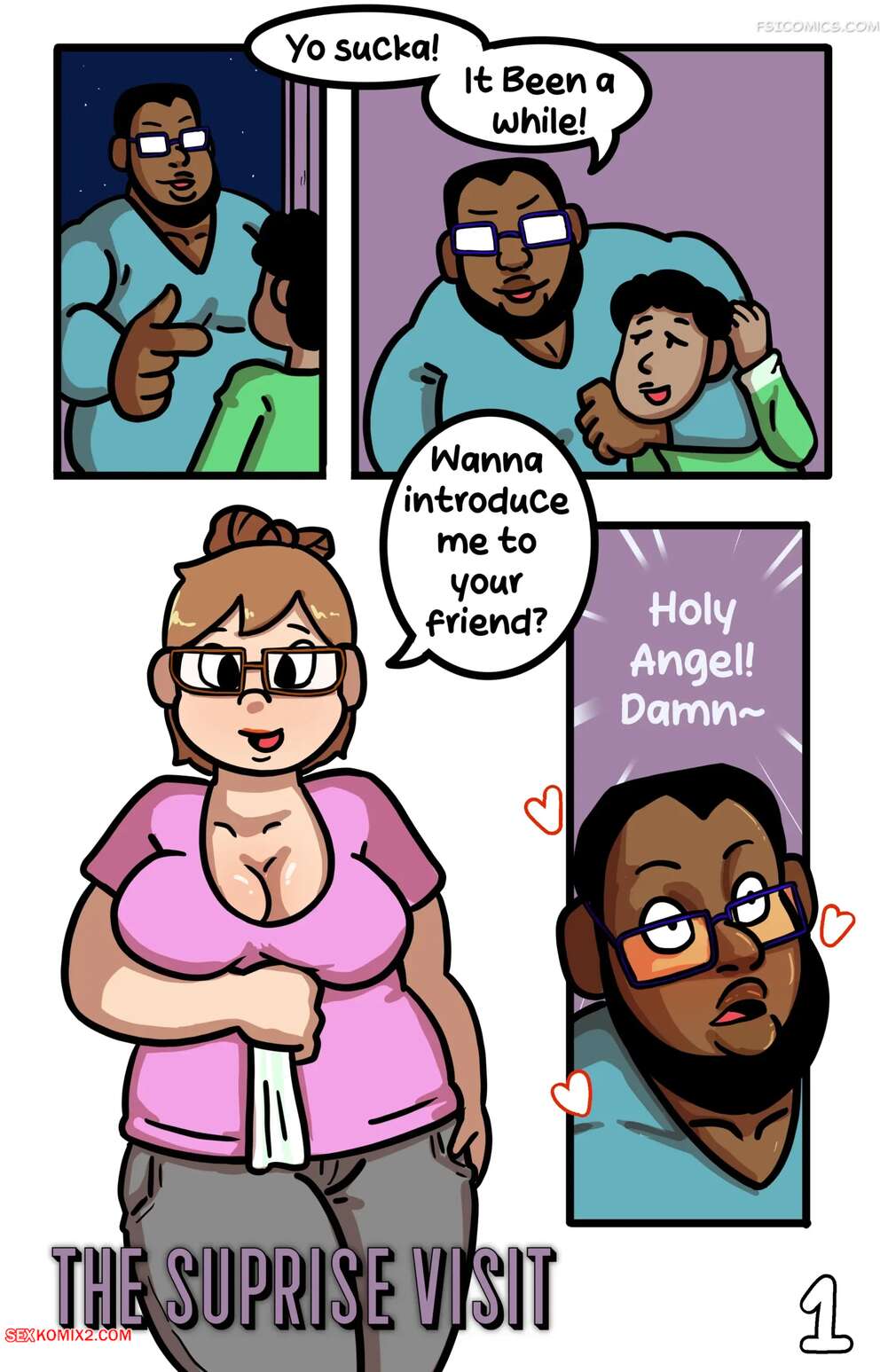 Porn comics The Suprise Visit. Sammylewdfrog
