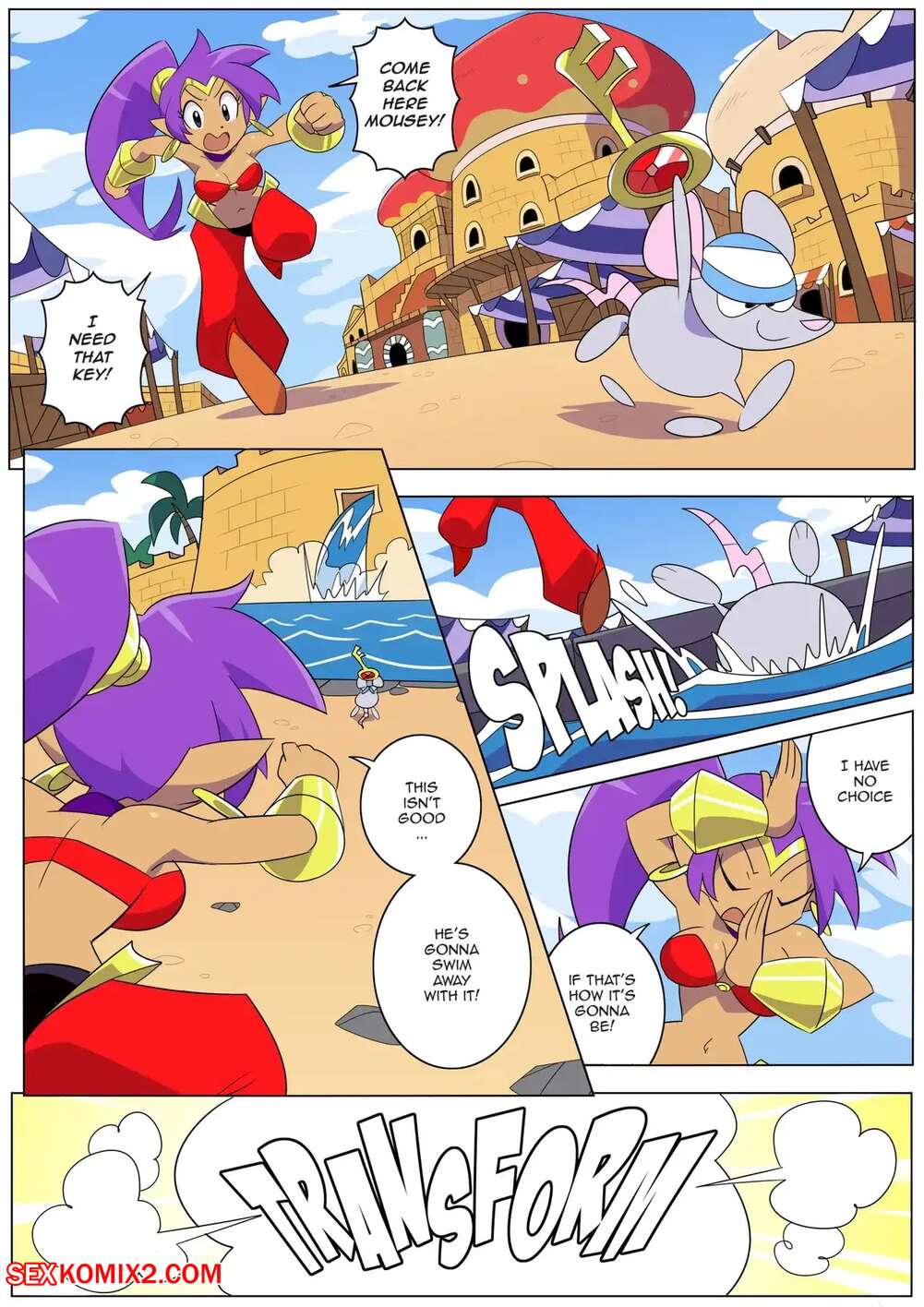 Porn comics The Thief Inside Shantae. Dangerking11