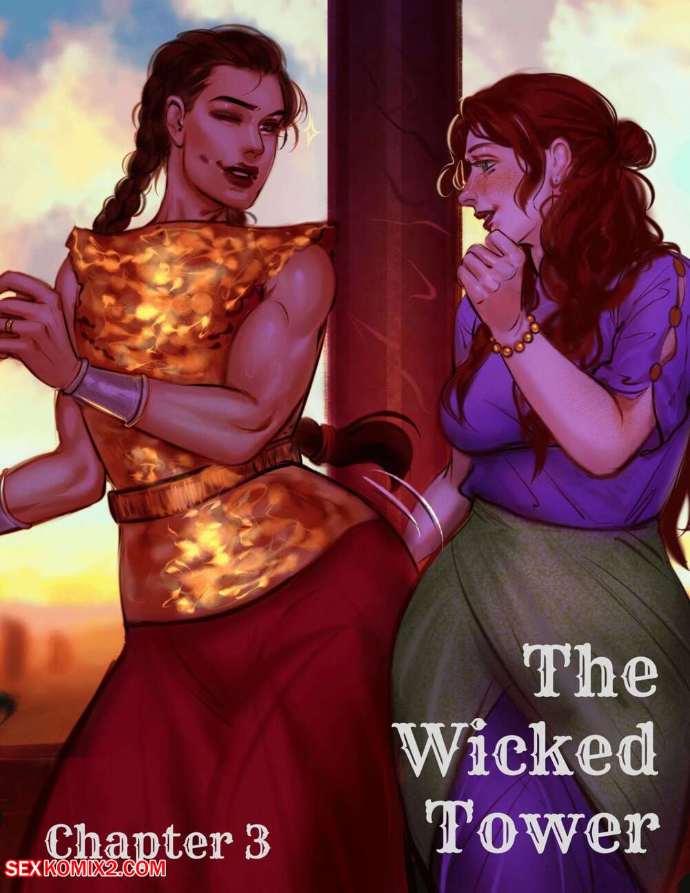 Porn comics The Wicked Tower. Chapter 3. RawlyRawls , SatanicFruitcake.