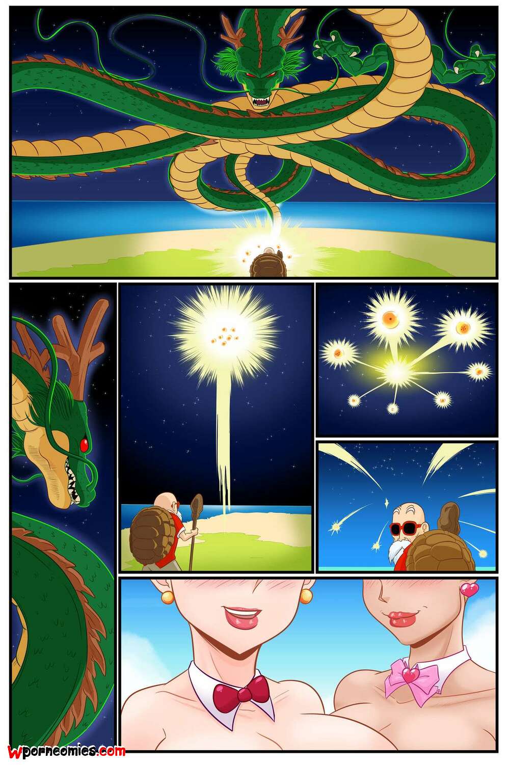 Porn comics The Wish Of Master Roshi. Kogeikun