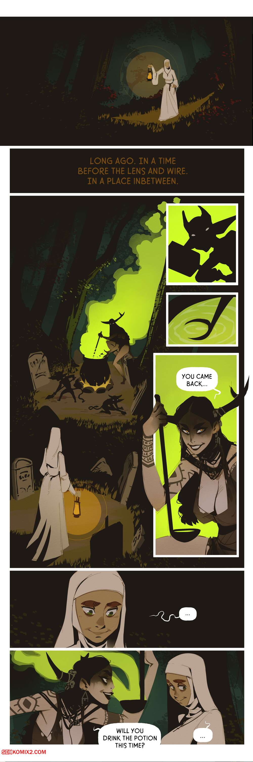 Porn comics The Witch and the Nun. Chapter 1. InCase.