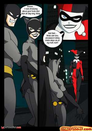 Porn comics Threesome. Chapter 1. Batman. Comics Toons.