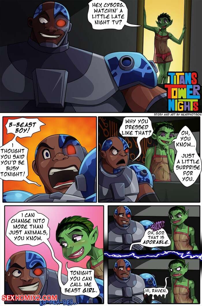 Porn comics Titans Tower Nights. Nearphotison. Teen Titans.