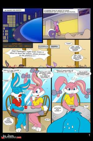 Porn comics Toons On A Train. Chapter 1. Tiny Toon Adventures. Dam.