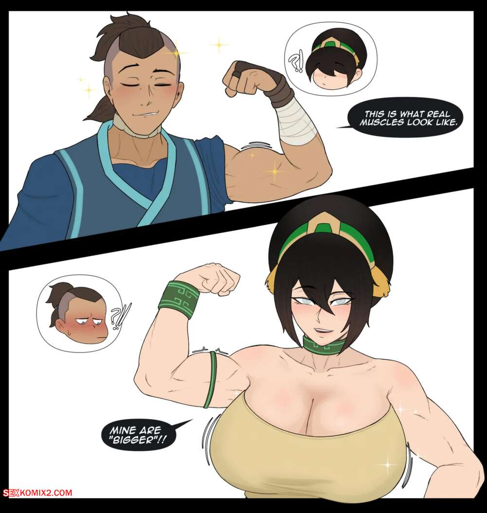 Porn comics Toph X Sokka. Avatar. The Last Airbender. Escriba.