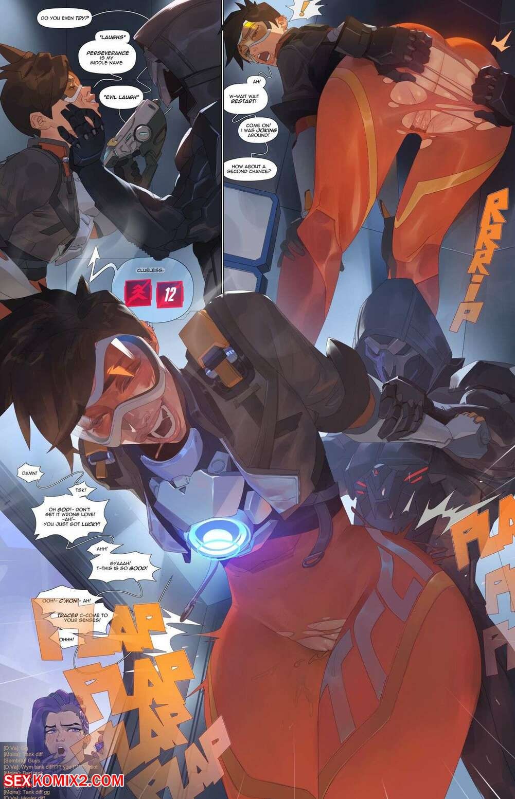 Porn comics Tracers Defeat. Saigalisk