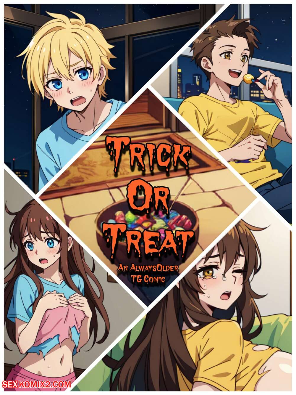 Porn comics Trick or Treat. AlwaysOlder.