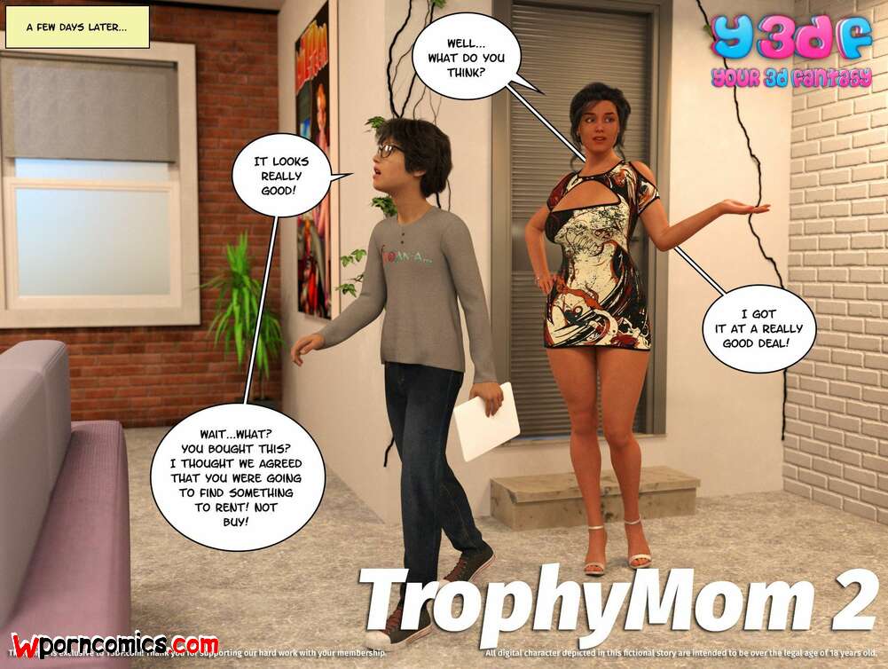 Porn comics TrophyMom. Chapter 2. Y3DF.
