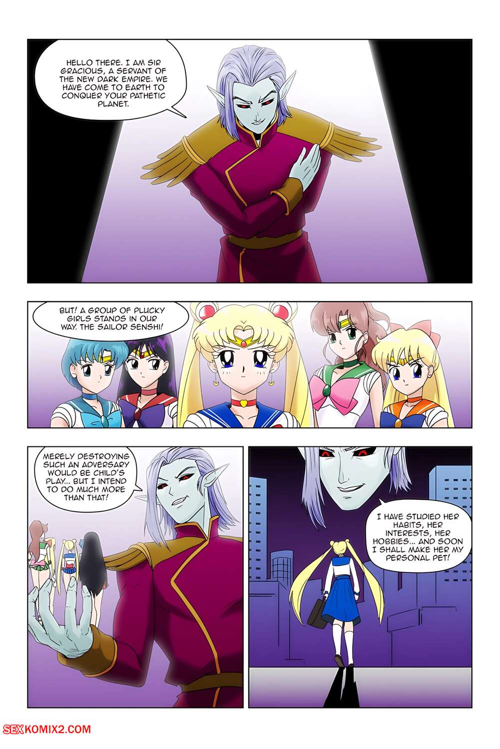 Porn comics Turning the Tables. Sailor Moon. wadevezecha