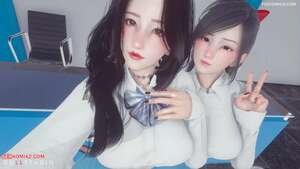 Porn comics Two Office Girls. DollStudio.