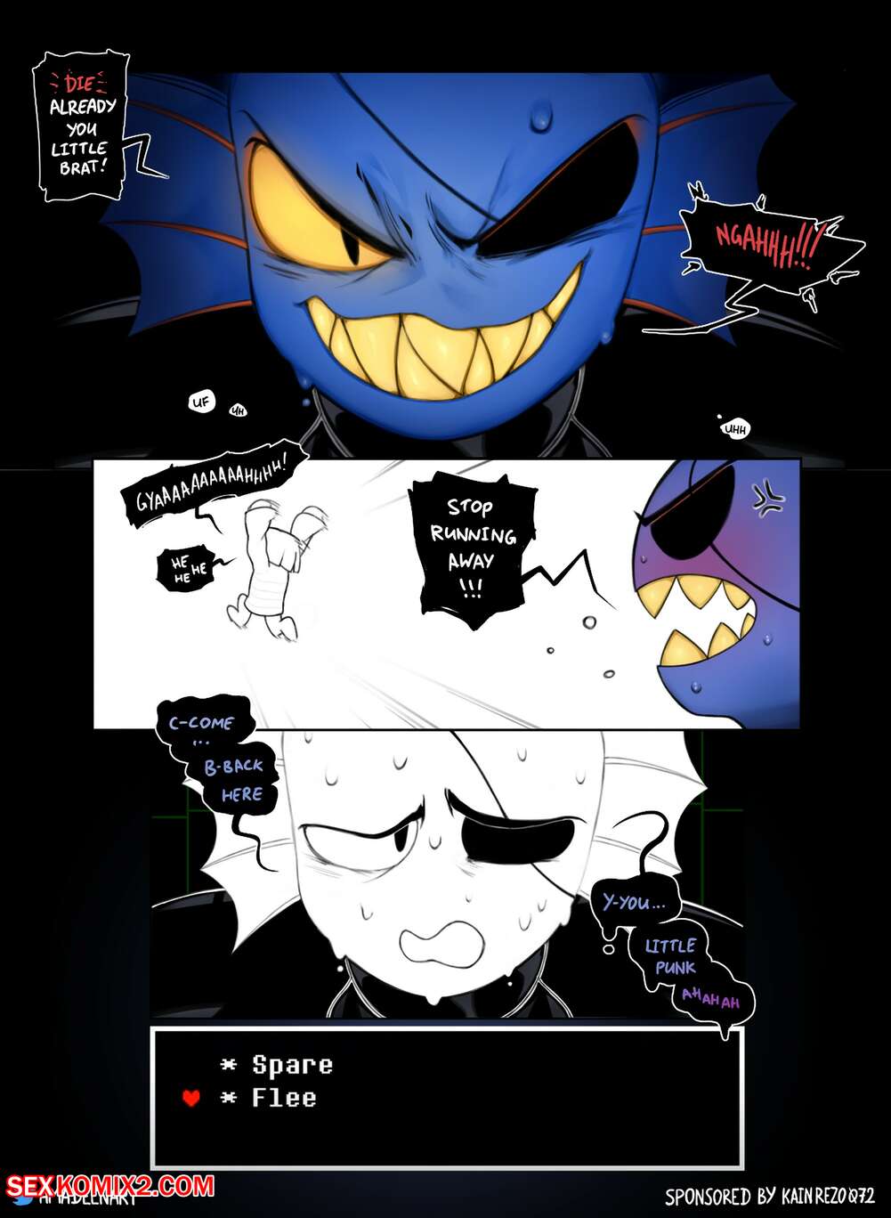 Porn comics Undyne. Amadeen