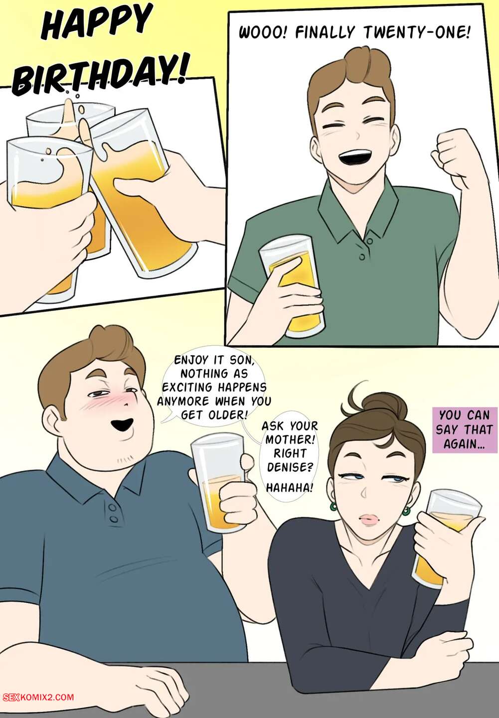 Porn comics Unusual Birthday Gift. Jopuari