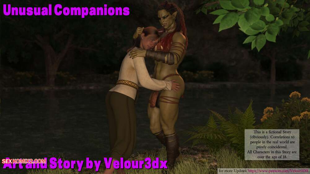 Porn comics Unusual Companions. Velour3DX.
