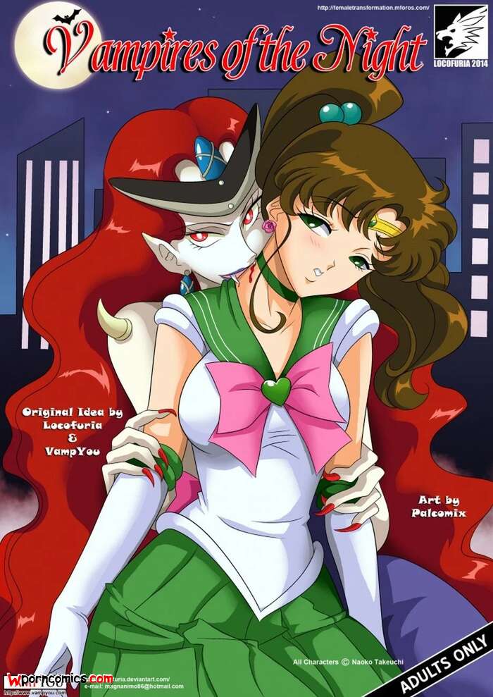 Porn comics Vampires Of The Night. Chapter 1. Sailor Moon. Palcomix.
