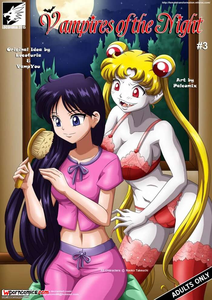 Porn comics Vampires Of The Night. Chapter 3. Sailor Moon. Palcomix.